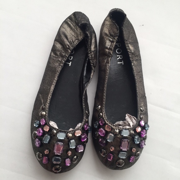 Report girls flat with jewels  size 2 - Picture 2 of 7
